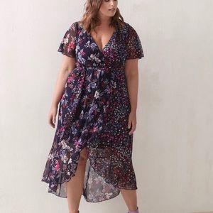 Flora wrap dress
